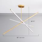 Light Rods LED Chandelier (55&quot;)