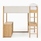 Statement Knob Loft Bed w/ Desk &amp; Dresser
