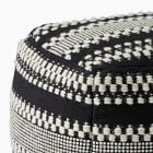 Variegated Stripe Pouf