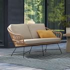 Palma Outdoor Rattan Loveseat (59")