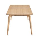 Curved Splayed Leg Extendable Dining Table (63&quot; &ndash; 83&quot;)