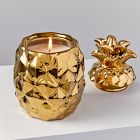 Gold Pineapple Candle - Palm Gardens