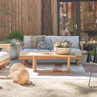 Anton Outdoor Teak Sofa (75")