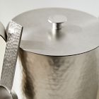 Iris Hammered Metal Ice Bucket