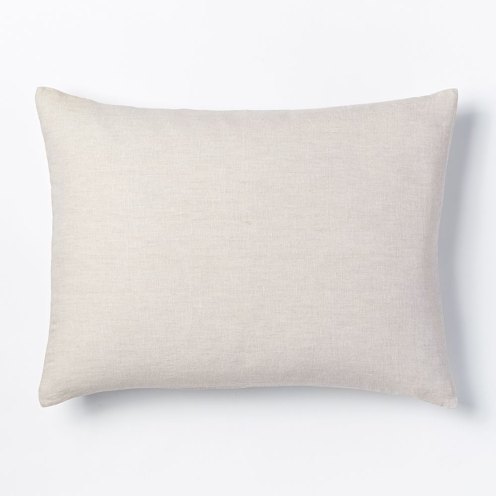 European Flax Linen Duvet Cover & Shams - Natural Flax