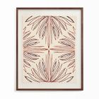 "Modern Botanical" Framed Textile Art by Minted for West Elm