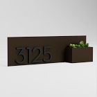 Post &amp; Porch Customizable Vista View Address Planter