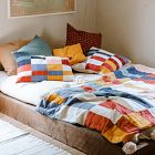 Anchal Project Multi-Check Quilted Pillow Cover