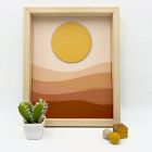 Maple Shade Desert Landscape Wood Wall Art