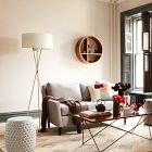 Round Shaped Wood Wall Shelves (26&quot;)