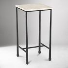 Leilani Botticino Marble Side Table (12.5")