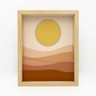 Maple Shade Desert Landscape Wood Wall Art