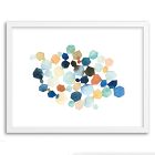 Hexagon Cluster II Framed Wall Art by Minted for West Elm