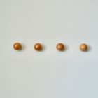 Modern Home by Bellver Wooden Ball Wall Hooks - Set of 4