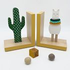 Maple Shade Llama &amp; Cactus Bookends