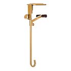 Mantel Garland &amp; Christmas Stocking Holder (Set of 3) - Gold