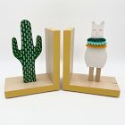 Maple Shade Llama &amp; Cactus Bookends