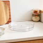 mDesign Clear Plastic Spinners (Set of 2)