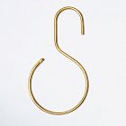 Quiet Town Shower Curtain Rings - Brass