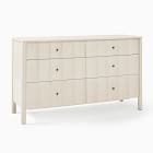 Open Box: Scalloped 6 Drawer Dresser, Soft Chalk, WE Kids