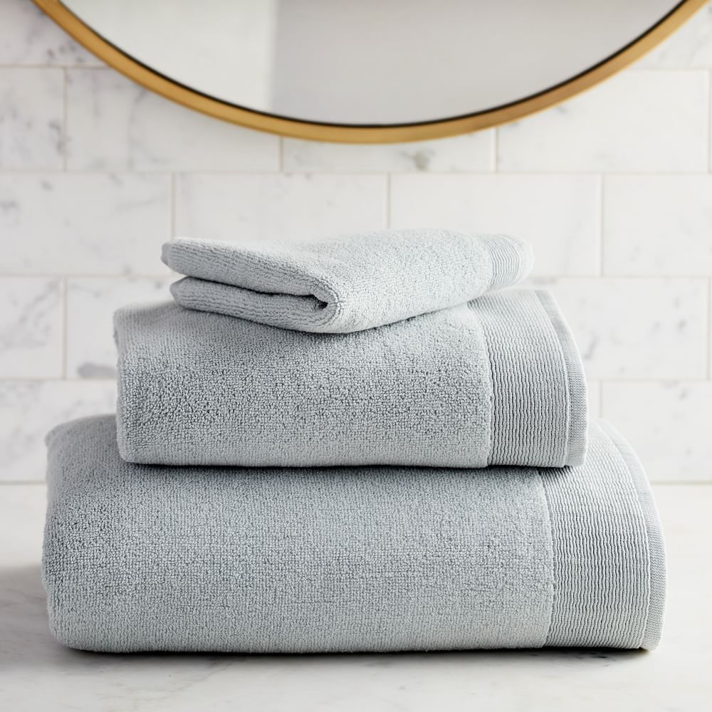 Plush Fibrosoft™ Towel Sets - Freshwater Blue, Set of 3 - (Bath Towel, Hand Towel, Washcloth)