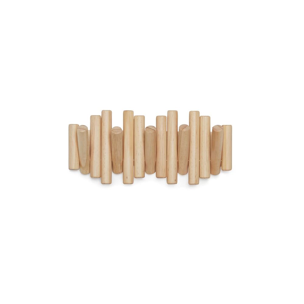 Picket Rail Hook - Light Wood