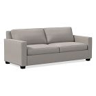 Chip & Dent: Henry 86" Multi Seat Sofa, Performance Velvet, Silver, Chocolate
