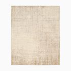 Chip & Dent: Distressed Foliage Rug, 5x8, Pearl Gray