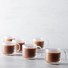 Jupiter Beaded Glass Coffee Cups (Set of 6)