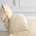 Pierce &amp; Ward Cotton Linen Stripe Duvet Cover &amp; Shams