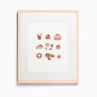 Holiday Desserts Framed Wall Art by Lana's Shop