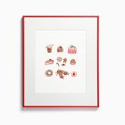 Holiday Desserts Framed Wall Art by Lana's Shop