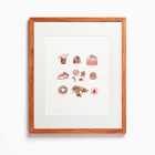 Holiday Desserts Framed Wall Art by Lana's Shop