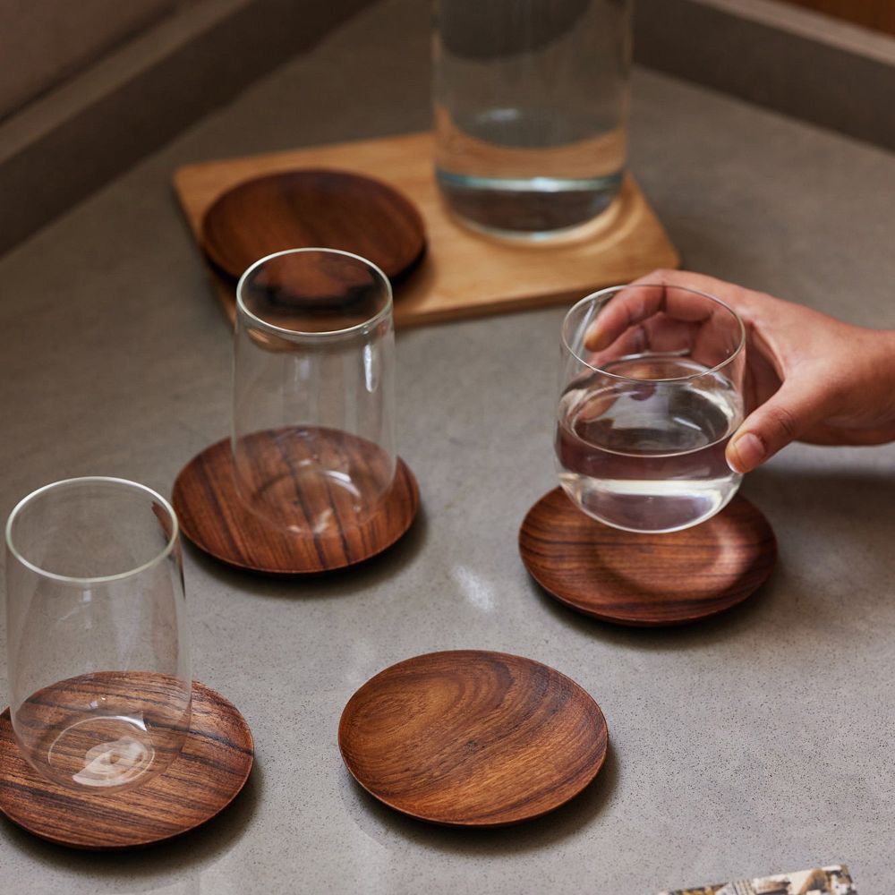 Fleck Cremini Tumblers (Set of 4)