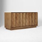 Carved Pattern Double Bathroom Vanity (68&quot;)