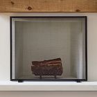 Thin Metal Fireplace Screen