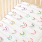 Rainbows Crib Fitted Sheet