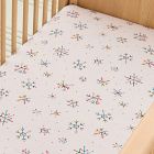 Snowflake Crib Fitted Sheet