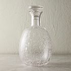 Crackled Glass Decanter