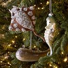 Glass Whale Ornament