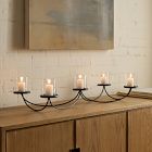 Curved Metal Votive Centrepiece