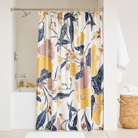 Poppy Floral Shower Curtain