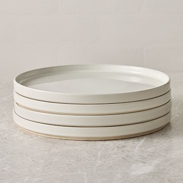 Straight-Sided Stoneware Dinner Plate