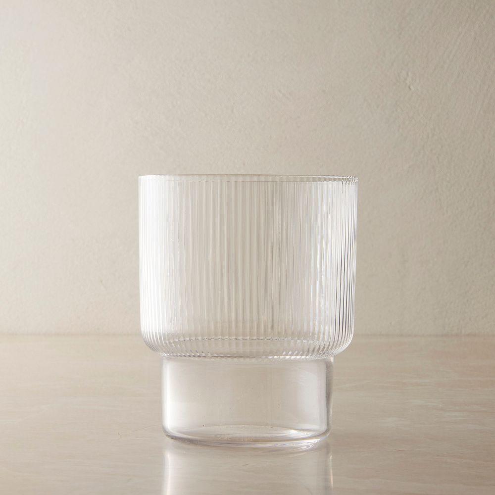 Fluted Short Glass - Set of 8