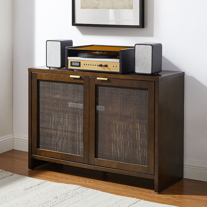 Crosley Kenji Record Storage Media Console | West Elm