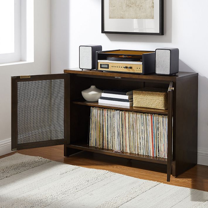 Crosley Kenji Record Storage Media Console | West Elm