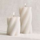 Signature Wax Twist Pillar Candles