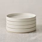 Straight-Sided Stoneware Salad Plate Sets