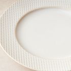 Textured Stoneware Salad Plate Sets