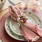 Ball Ornament Napkin Ring Sets